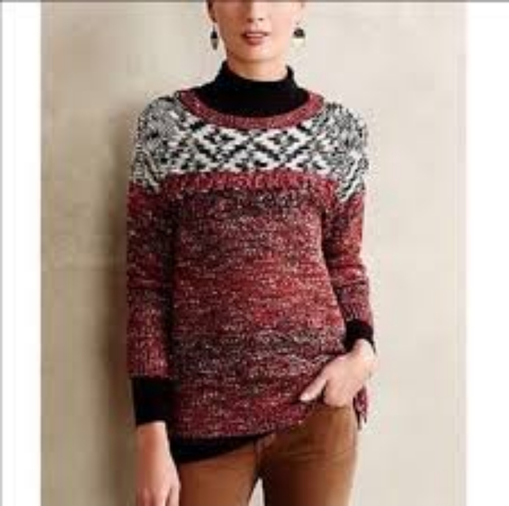 Sanctuary Red Fringe Sweater